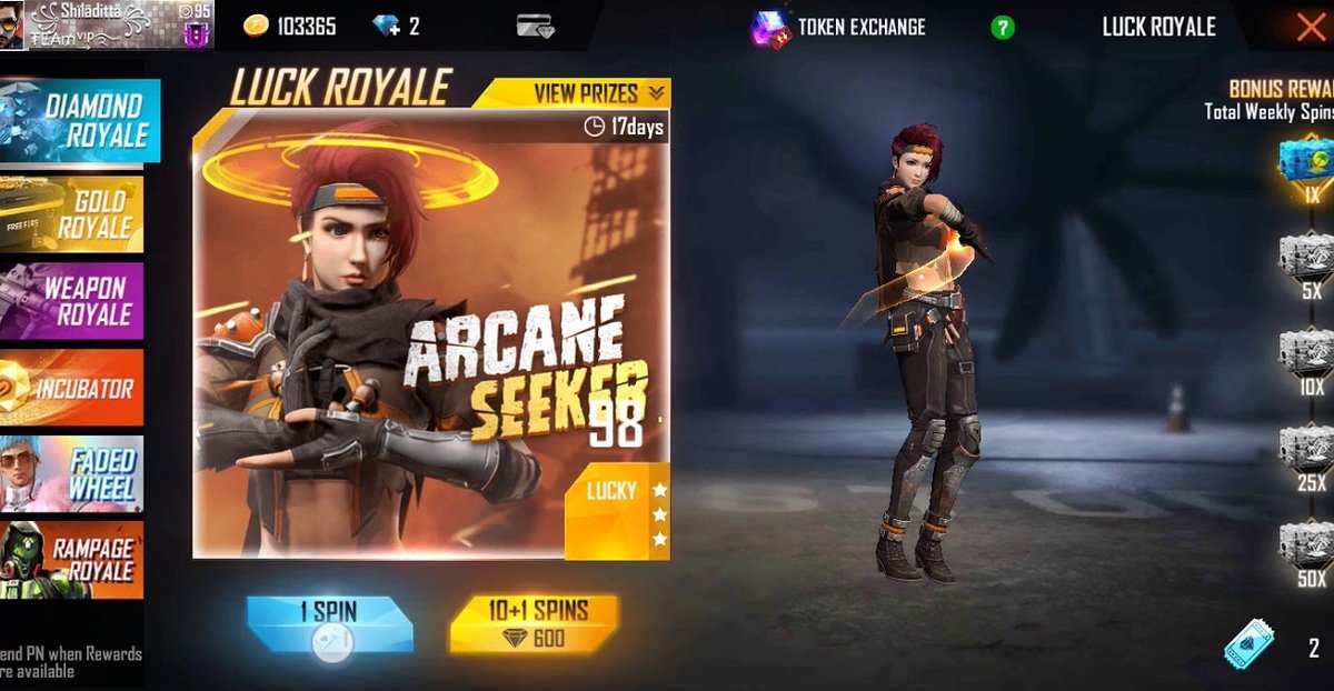 Completed Guide On How To Get Free Fire New Diamond Royale Bundle