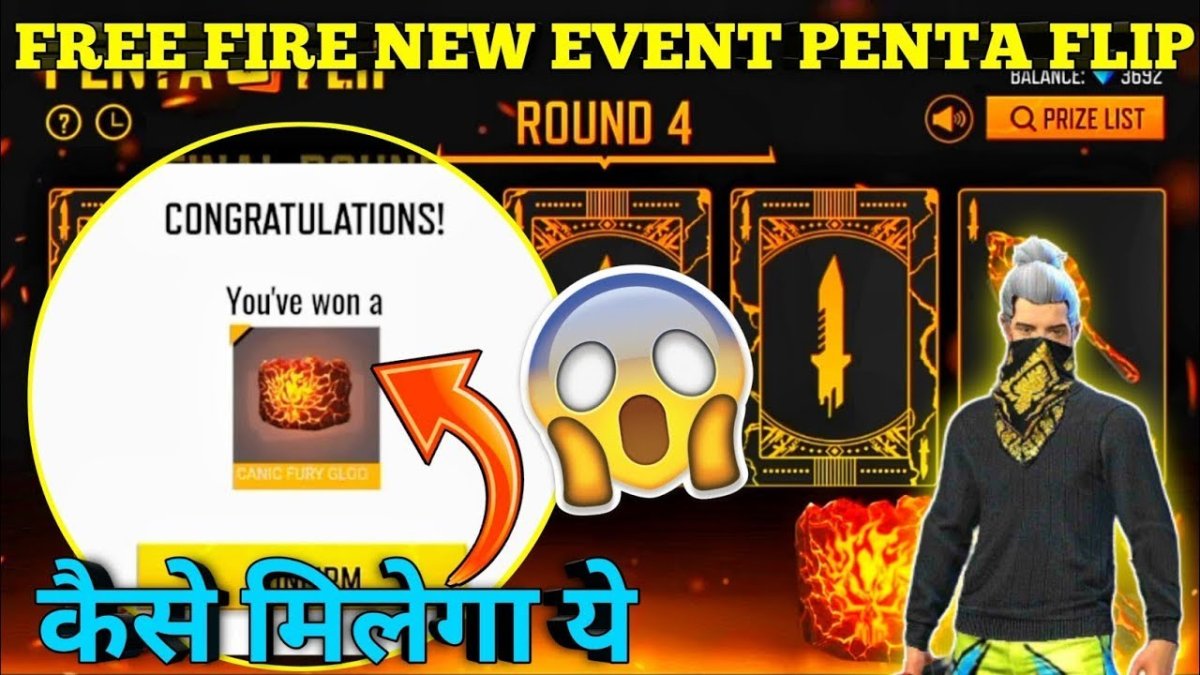 Free Fire Penta Flip: Spend Diamonds And Win Attractive Rewards