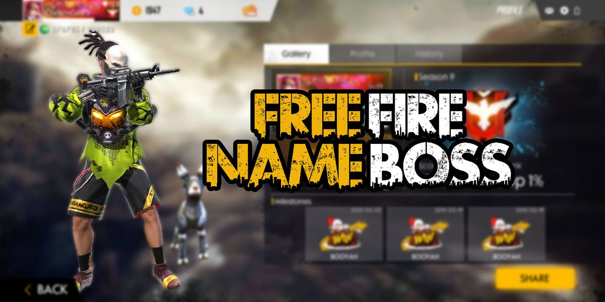 Garena Free Fire: Get Stylish Free Fire Name Boss To Your ...