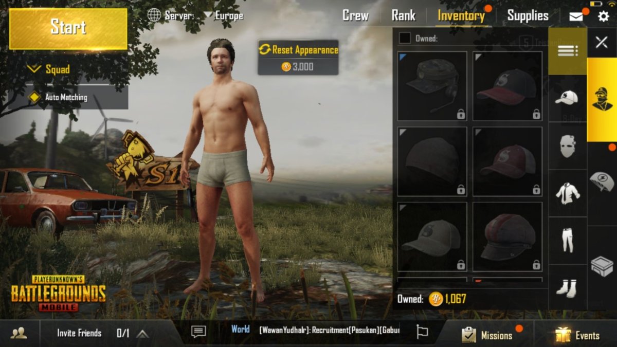 PUBG Mobile: How to change your name and appearance