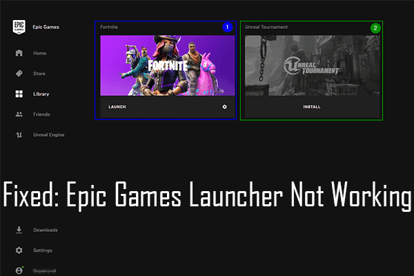 epic games launcher cant download