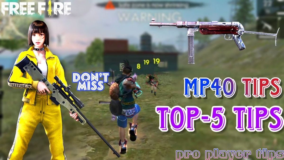 Garena Free Fire MP40 Tips and Tricks for New Players, Guide, Gameplay