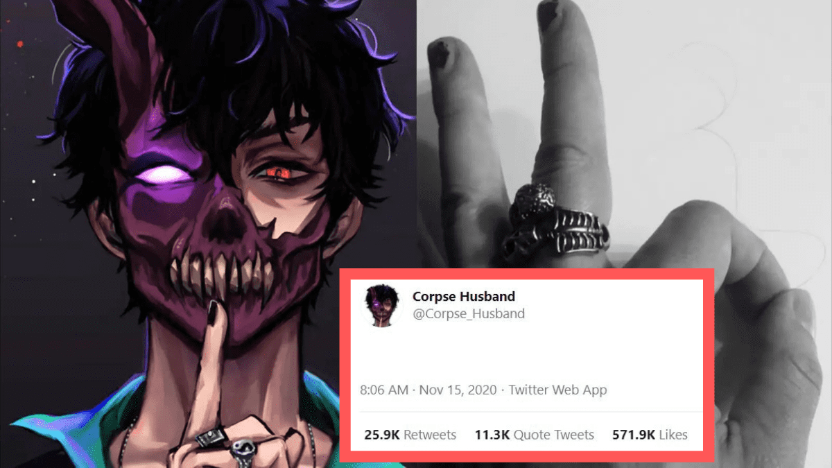 Corpse Husband how the popularity of a faceless influencer exposed a dark  side of fandom culture  SCREENSHOT