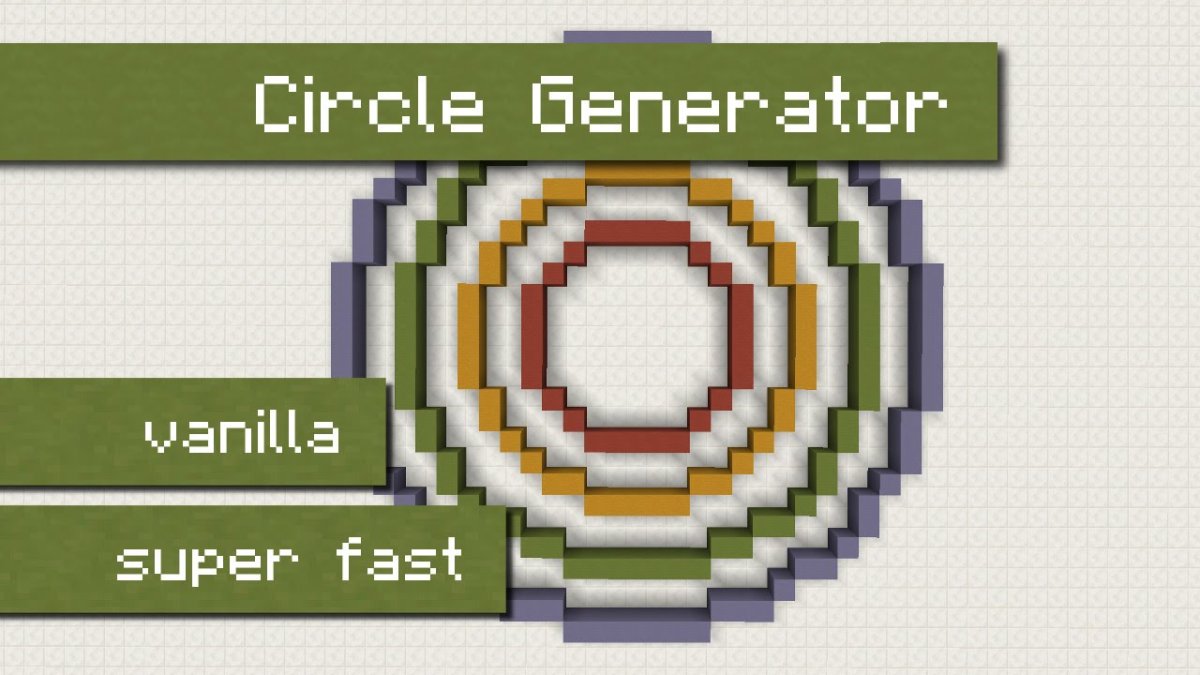 minecraft circle