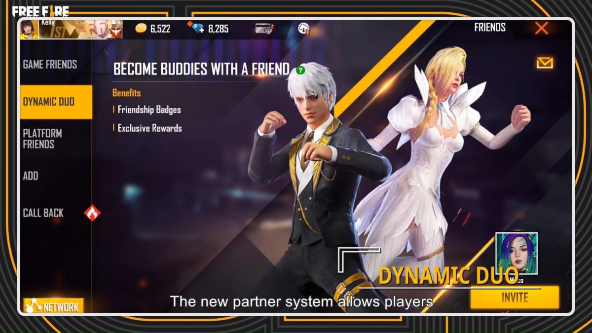 Free Fire Introduces Dynamic Duo System In OB26 Update