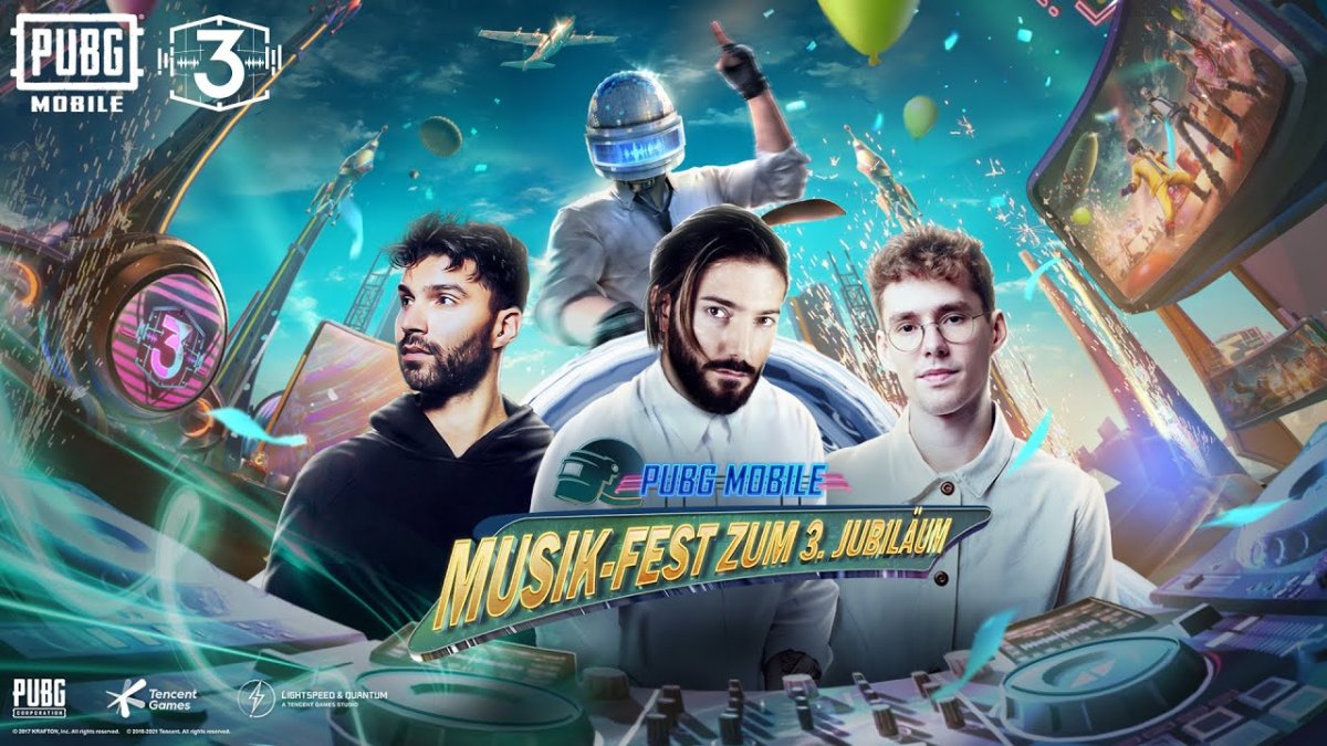 Pubg Mobile 3rd Anniversary Events Enjoy Party With Music Games