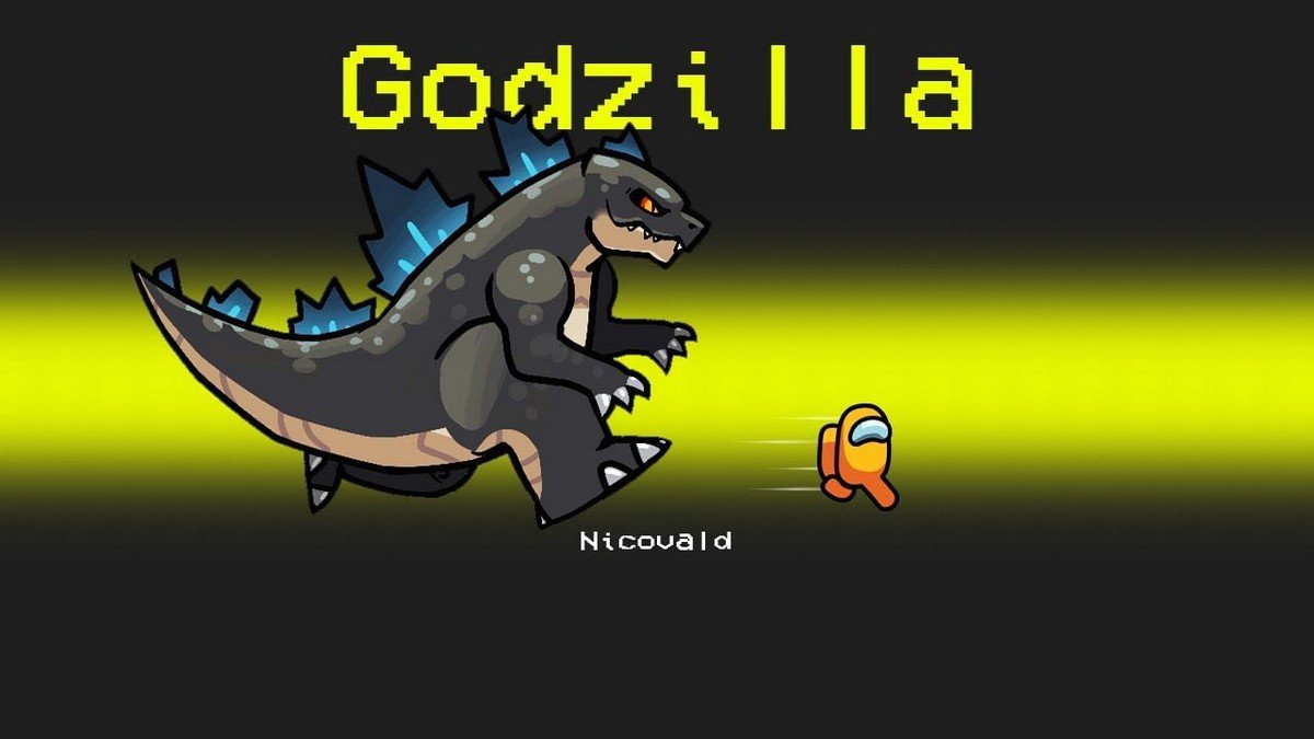 Among Us Godzilla