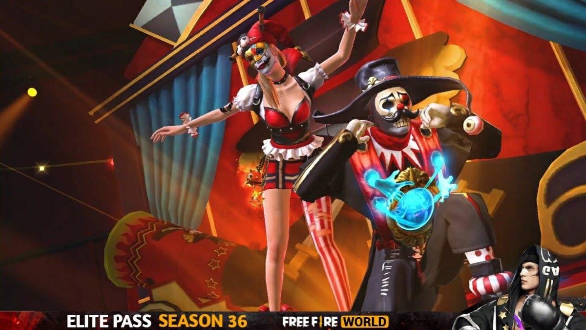Free Fire Upcoming Elite Pass: Season 36 Elite Pass 'Manic Circus ...