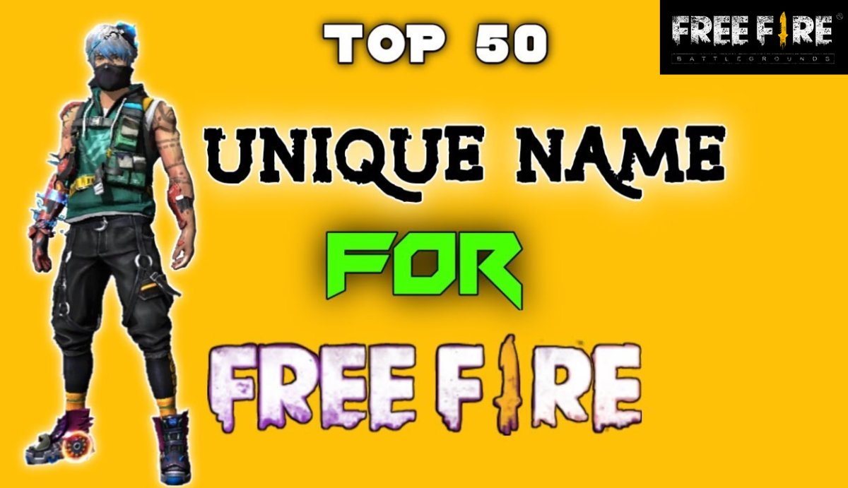 Top 15 Unique Gaming Channel Names, FREE FIRE