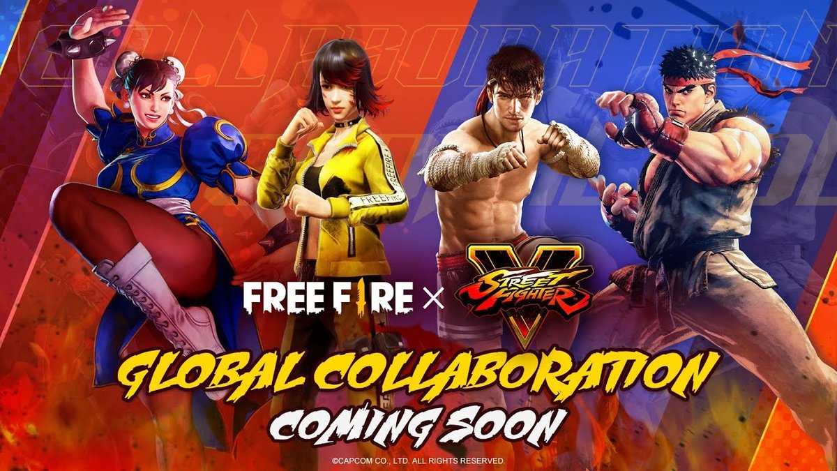 Free Fire X Street Fighter V Collaboration Announced