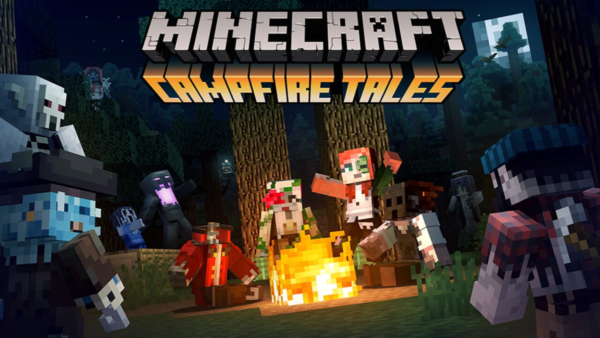 Minecraft music pack. Minecraft Campfire Tales Skin Pack. Майнкрафт обновление. Майнкрафт ХЕЛЛОУИНСКОЕ обновление. Обновление МАЙНКРАФТА картинки.