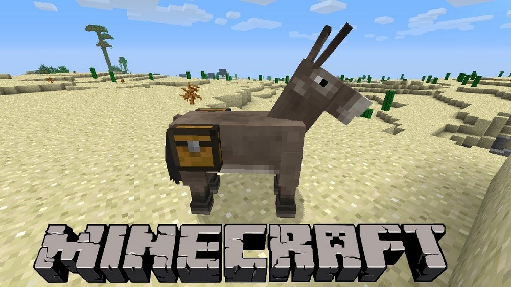 How To Tame A Donkey In Minecraft How To Breed It
