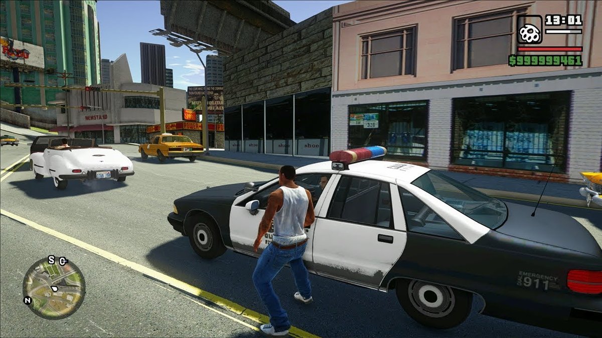 how to get san andreas pc in widescreen on windows 10