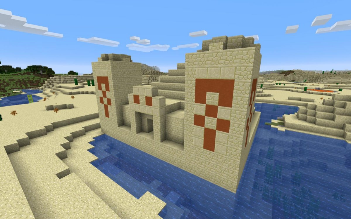 How To Find And Loot The Desert Pyramid In Minecraft