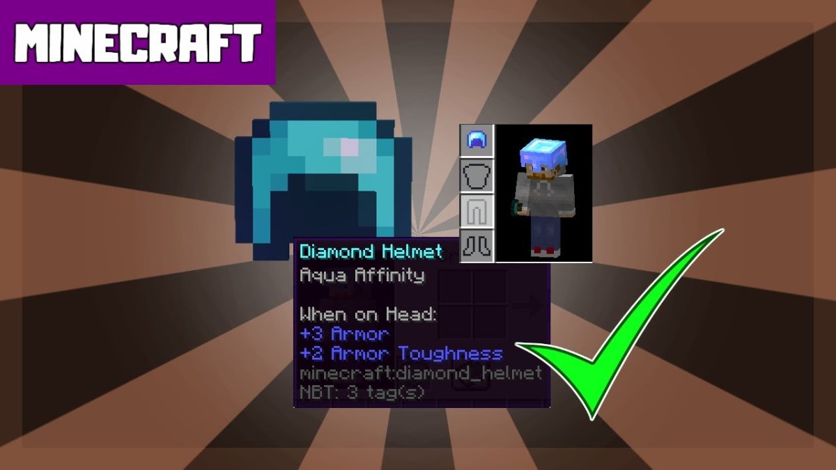 What Does Aqua Affinity Do In Minecraft? How To Get & Use It?