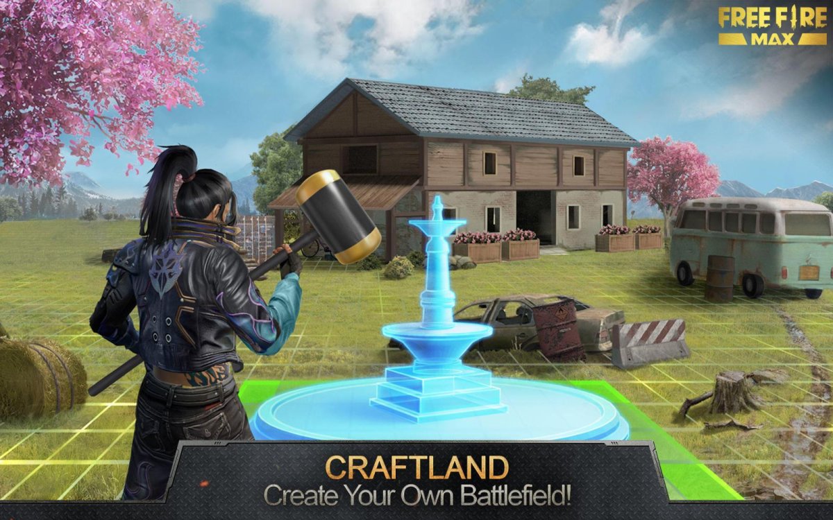 free fire max craftland map code download