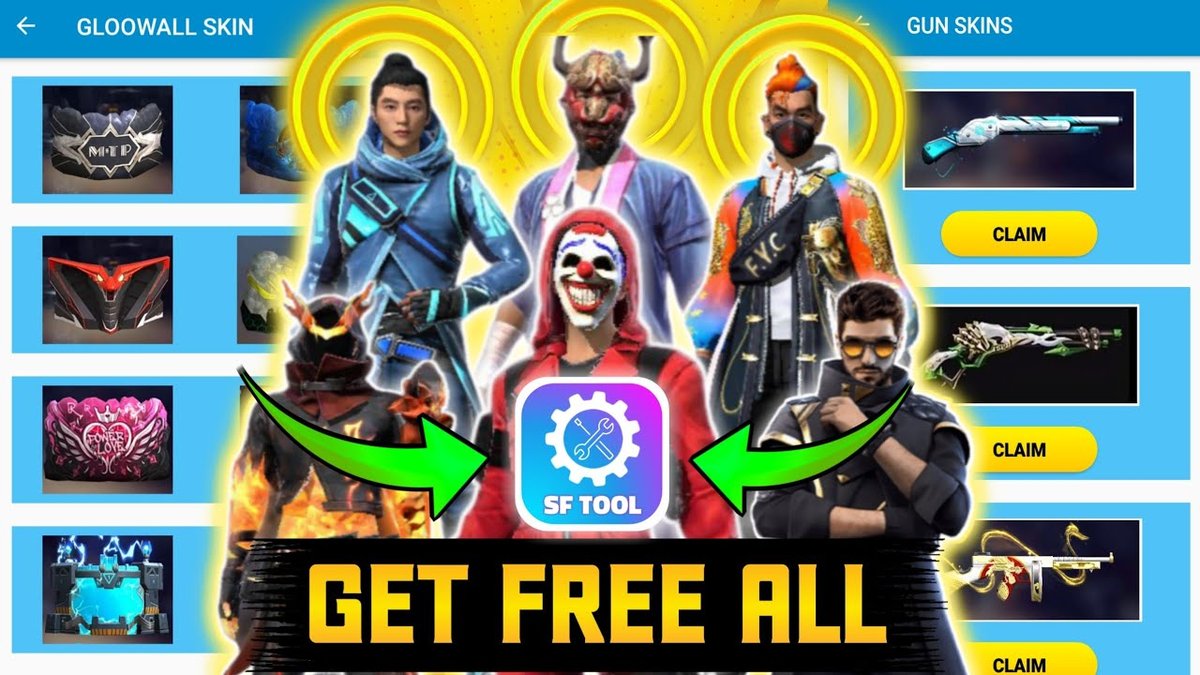 Top 3 Free Fire Skin Tool Pro APK Download: How To Get Free Skins 2021