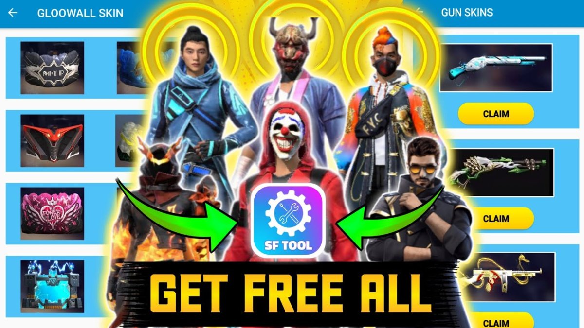 Top 3 Free Fire Skin Tool Pro APK Download: How To Get Free Skins 2021