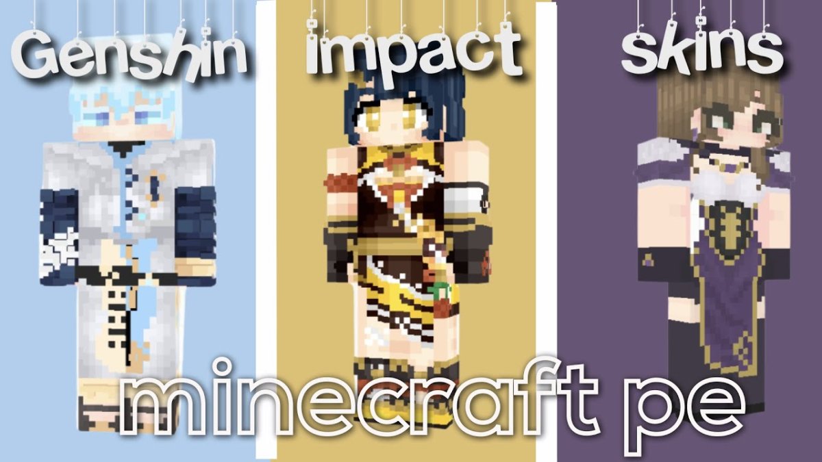 Genshin impact minecraft skins