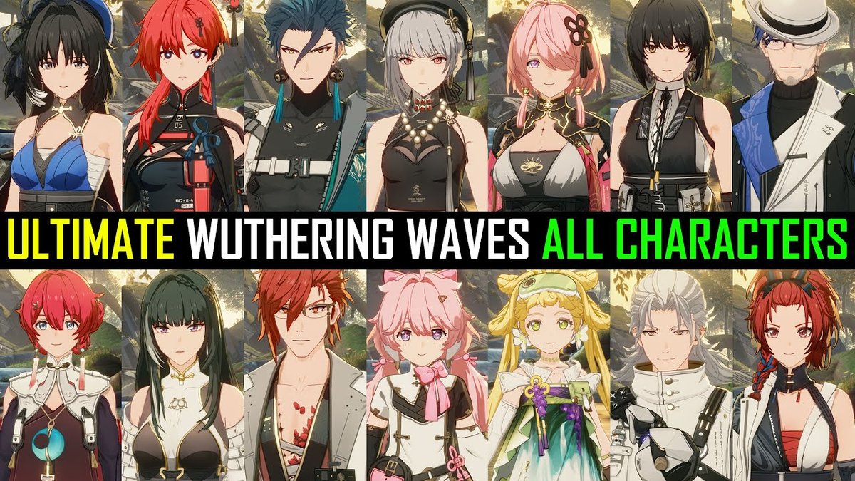 Wuthering Waves Closed Beta: Review And List Of All Characters