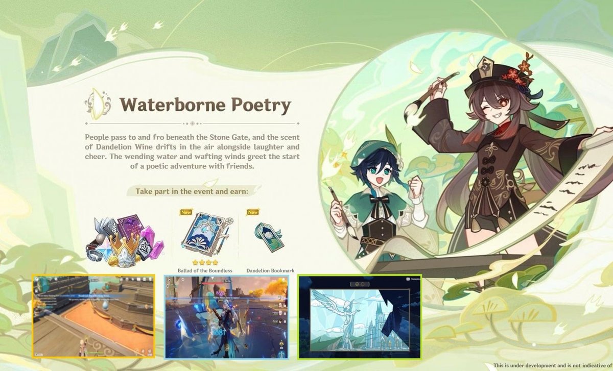 Genshin Impact Waterborne Poetry Event 41 Schedule Tips And Rewards 9338