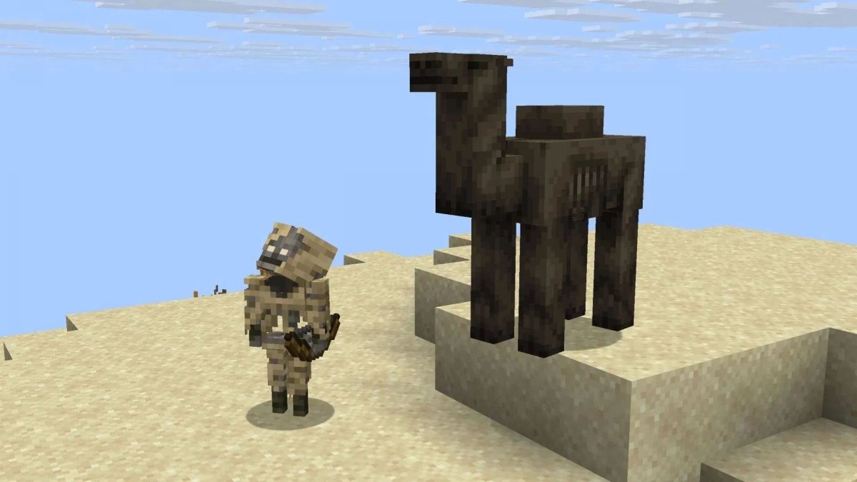 Minecraft #39 s Camel Husk vs Regular Camels: What #39 s the difference?