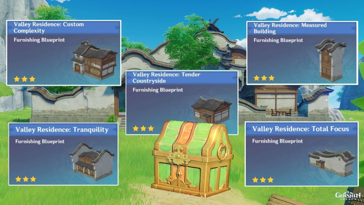 ALL 20 Chenyu Vale's Remarkable Chest Locations & Furnishing Blueprints