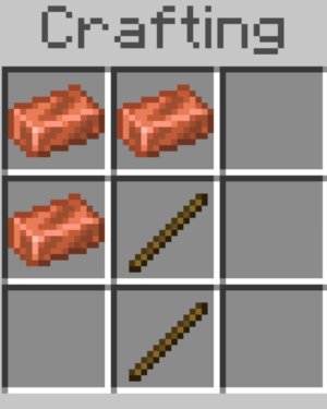 Copper Axe Recipe