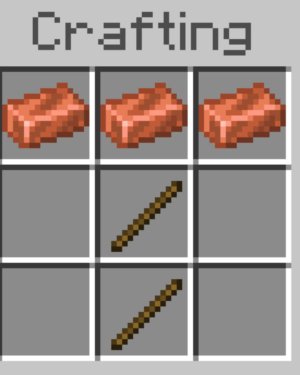 Copper Pickaxe Recipe
