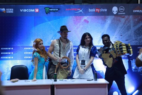 Cosplayers Dreamhack Mumbai 2018