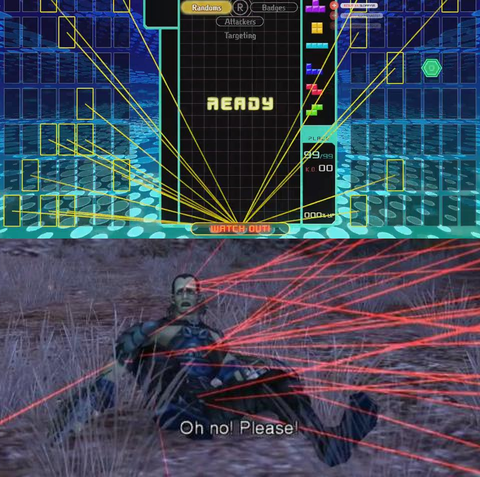 Tetris 99 Meme