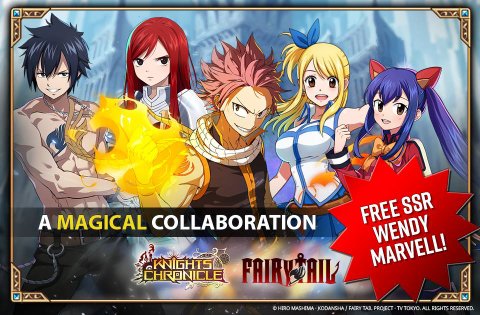 Knights Chronicle X Fairy Tail Promo Image