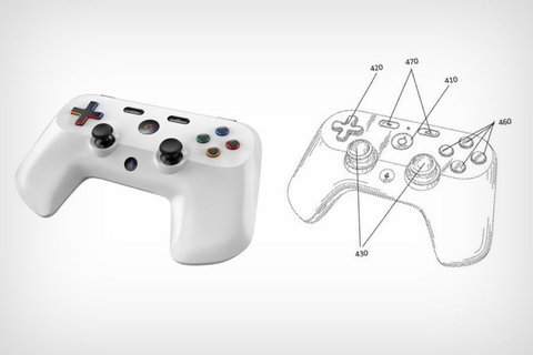 Google Video Game Controller Mock Up Console Compa