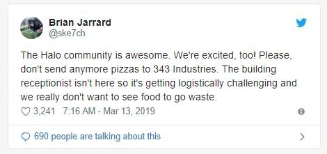 Fans Offered To Buy Pizza For 343 Employees And Th