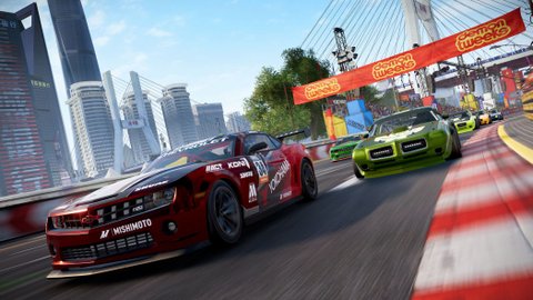 GRID offers a realistic thrilling environment of car racing