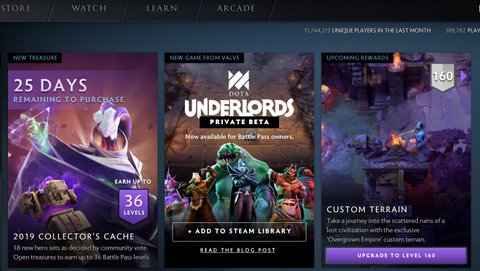 Check your Dota 2 dashboard right now!