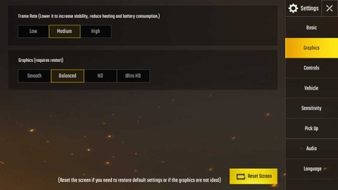 PUBG Mobile best settings - Graphics