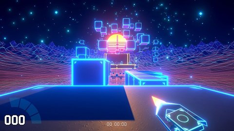 Fast-paced 3D platform with parkour skill