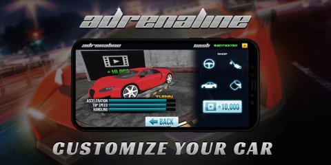Adrenaline Android Screenshot Carcustomization