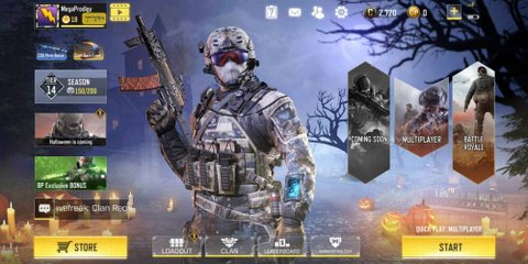 Call of Duty: Mobile in Haloween look