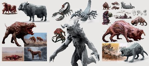 Fo4 Creatures Concept Art