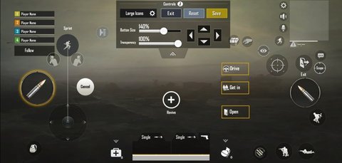 Pubg Mobile Customize Controls Large Icons Screens