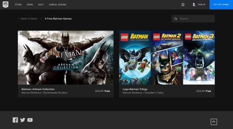 Epic Games Batman Arkham Lego Free