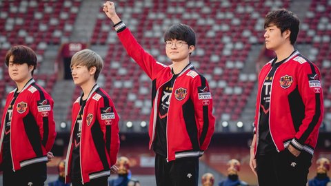 Faker In Skt T1 Team