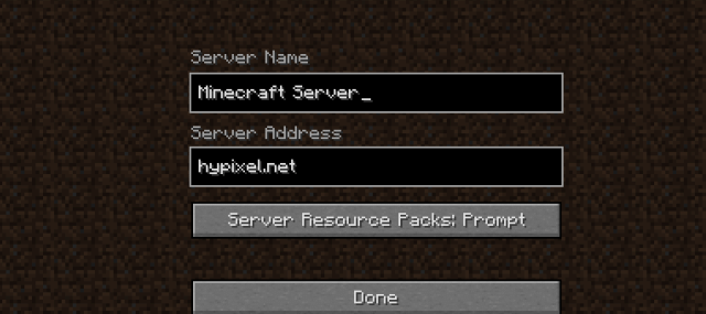 Minecraft windows 10 hypixel server address - cardslasem