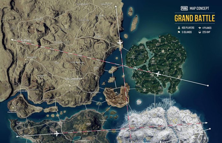 Pubg Mobile Combines All 4 Maps To Create A New Map Called Fourex For The 0 19 0 Update