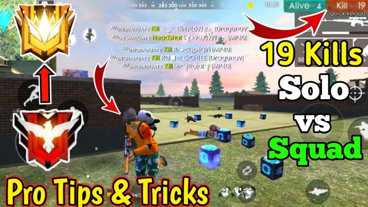 Free Fire Best Strategy Master 1v1 And Duo Squad With These