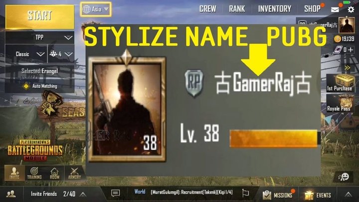 Step By Step Pubg Guide How To Get A Pubg Lite Stylish Name