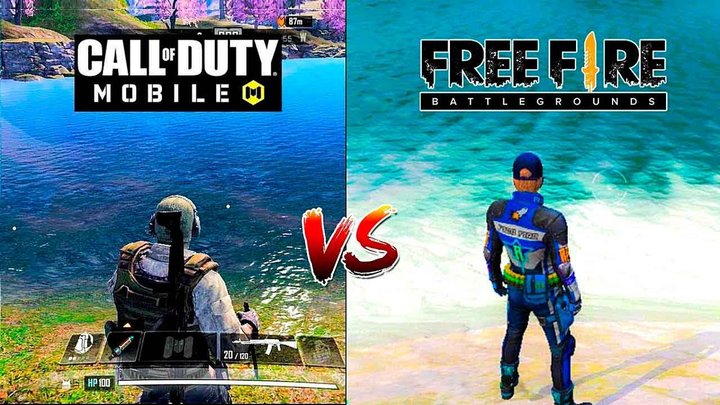 Call of duty mobile + free fire