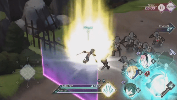 Record of Grancrest War: Quartet Conflict Gameplay Android / iOS (by BANDAI  NAMCO) 